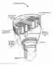 Fig. 01 - SOLID-STATE LIGHT BULB HAVING ION WIND FAN AND INTERNAL HEAT SINKS