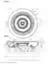 Fig. 06 - Electromagnet devices compatible with magnetic resonance and MRI devices where circulating current directions alternate between coil groups separated by elevation angles between 26.25 and 55 degrees