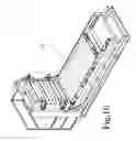 Fig. 11 - Apparatus for manufacturing a pre-cast retaining wall