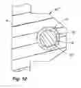 Fig. 09 - Internally mounted watercraft rowing fin system