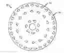 Fig. 01 - Apertured Abrasive Disk Assembly With Improved Flow Dynamics