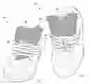 Fig. 01 - Footware with decorative tongue
