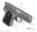 Fig. 02 - Recoil operating pistol with nestable barrel and slide