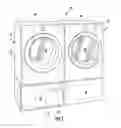 Fig. 02 - Heat pump (server) coupled washer and dryer pair