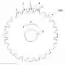 Fig. 01 - Rotary Cutting Tool, Method of Cutting Billet for Manufacturing Seamless Pipe or Tube, and Method of Manufacturing Seamless Pipe or Tube
