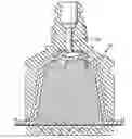 Fig. 01 - Capsule for the preparation of a coffee extract having a structure facilitating perforation for injection of water