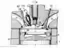 Fig. 01 - Combustion chamber for a direct-injection supercharged combustion engine