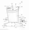 Fig. 01 - Paint roller cleaning and drying apparatus
