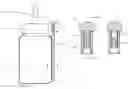 Fig. 01 - Air vent for liquid containers, based on the principle of communicating vessels