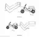 Fig. 02 - MONOCOQUE STRUCTURE OF AN ELECTRICALLY POWERED MOTORIZED VEHICLE