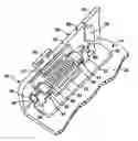 Fig. 01 - Battery cover and pivoting latch assembly for a portable electronic device