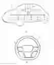Fig. 02 - Steering wheel and integrated touchpads for inputting commands