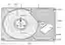 Fig. 01 - Disk drive hub with motor coil wiring arrangement to reduce thickness and suppressed torque decrease