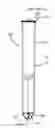 Fig. 01 - Combination tube and cap for storage and transport of fluid samples