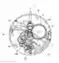 Fig. 01 - Sliding component and timepiece