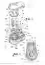Fig. 02 - Electrical plug adapter having a receptacle rotatable around a cap with projecting conductive members