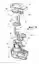 Fig. 06 - Electrical plug adapter having a receptacle rotatable around a cap with projecting conductive members