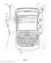 Fig. 08 - Color differentiating a portion of a text message shown in a listing on a handheld communication device