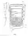 Fig. 09 - Color differentiating a portion of a text message shown in a listing on a handheld communication device