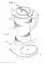Fig. 02 - Blender base with food processor capabilities