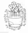 Fig. 01 - METHOD OF COVERING A POT WITH A FLORAL SLEEVE