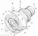 Fig. 01 - Fuel nozzle swirler assembly