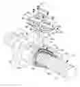 Fig. 01 - External circulation type ball screw with a noise-reduction structure