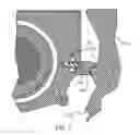 Fig. 04 - Table saw with dropping blade