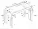 Fig. 01 - PORTABLE OUTDOOR UTILITY TABLE