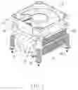 Fig. 02 - Heat dissipation device having support brackets with buckles to support the fan
