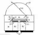 Fig. 01 - LED PACKAGE WITH PHOSPHOR PLATE AND REFLECTIVE SUBSTRATE