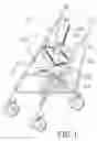 Fig. 02 - Backrest adjusting structure of baby stroller