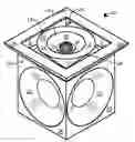 Fig. 01 - Anti-vibration in-ceiling speaker system