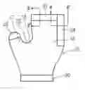 Fig. 01 - Sanding glove for a drywall installer