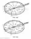 Fig. 37 - Device and method for deploying and attaching an implant to a biological tissue