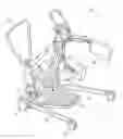 Fig. 01 - Hoist provided with a clamping device for moving persons