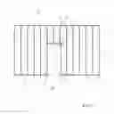 Fig. 02 - Sectional rail system as base for a plate covering