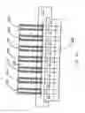 Fig. 19 - Substrate and collector grid structures for integrated series connected photovoltaic arrays and process of manufacturing of such arrays