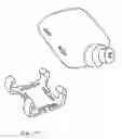 Fig. 72 - Bottle, retaining device and associated elements for carrying containers and other items