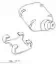 Fig. 76 - Bottle, retaining device and associated elements for carrying containers and other items