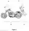 Fig. 02 - Motorcycle Carrying Device with Reversed Rake
