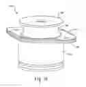 Fig. 10 - Axially damped hydraulic mount assembly
