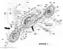Fig. 02 - Pedal-drive system for manually propelling multi-wheeled cycles