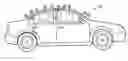 Fig. 01 - Side curtain airbag with fabric diffuser