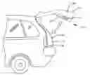 Fig. 01 - Keyless entry assembly having capacitance sensor operative for detecting objects