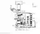 Fig. 01 - Microscope with motion sensor for control of power supply and light source