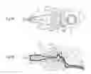 Fig. 08 - Magnetic head suspension for supporting piezoelectric elements in a non-facing manner relative to suspension structure
