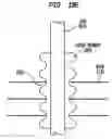 Fig. 33 - Method of forming insulated conductive element having substantially continuously coated sections separated by uncoated gaps