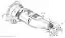 Fig. 01 - Shock absorbing, vibration isolating and jam protecting foot device for a reciprocating saw