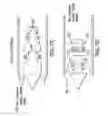 Fig. 10 - Combustion cavity layouts for fuel staging in trapped vortex combustors